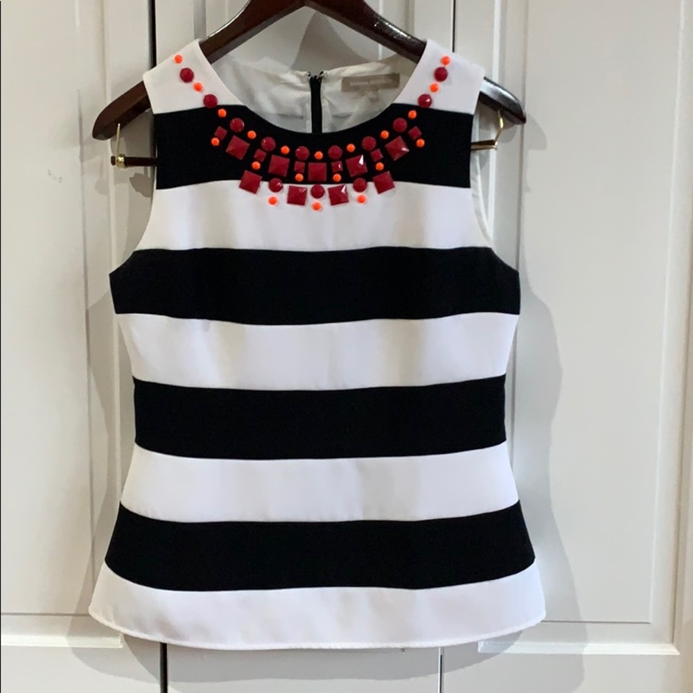 Banana Republic sleeveless peplum top